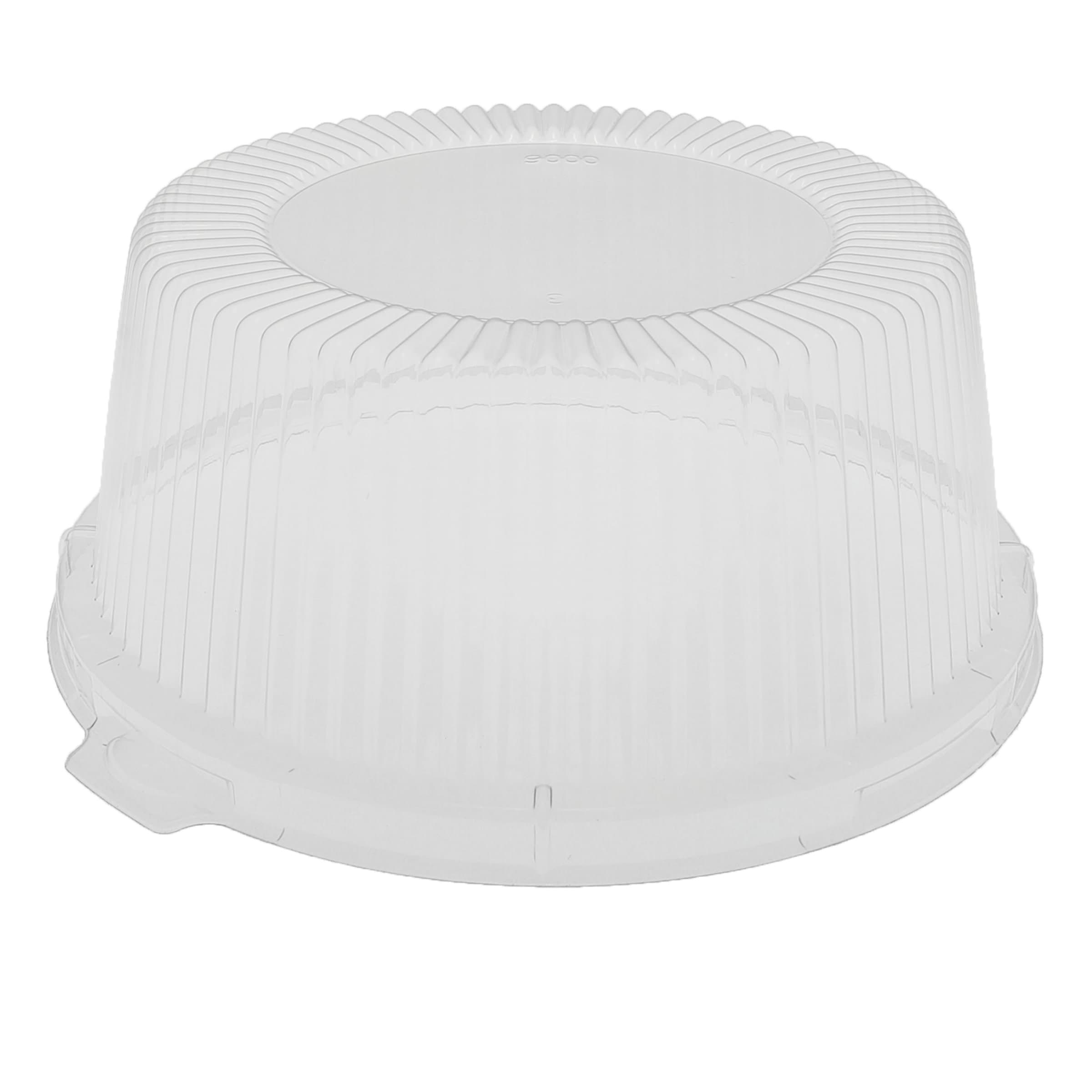 Lid Dome 6X2.1 IN 1 Compartment OPS Clear Round For Container 504/Case