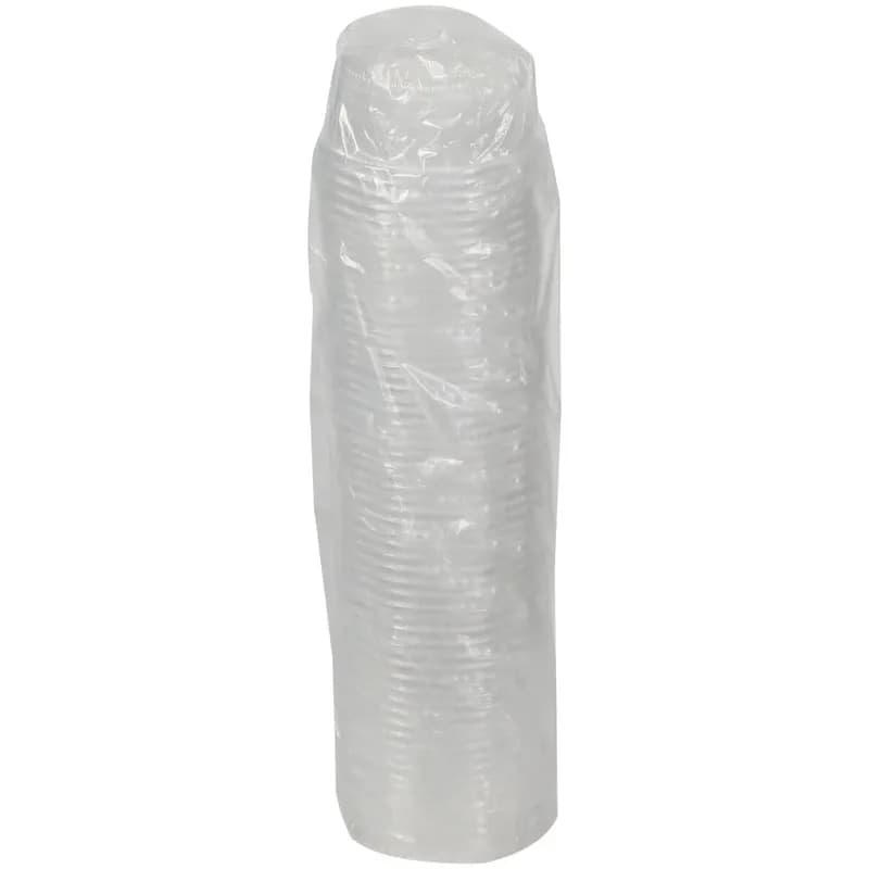 Lid Dome 6X2.1 IN 1 Compartment OPS Clear Round For Container 504/Case