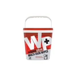WipesPlus® Bucket Wipe Dispenser Plastic White Red 4/Case