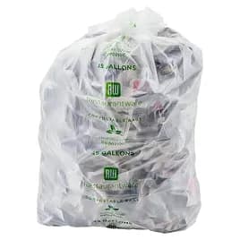 Can Liner 40X46 IN 40-45 GAL Natural Plastic 0.59MIL 250/Case