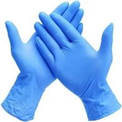 Gloves XS Blue Nitrile Rubber Disposable Powder-Free 100 Count/Pack 10 Packs/Case 1000 Count/Case