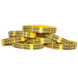 Organic Rubber Band #73 Rubber Latex Yellow 1000/Case