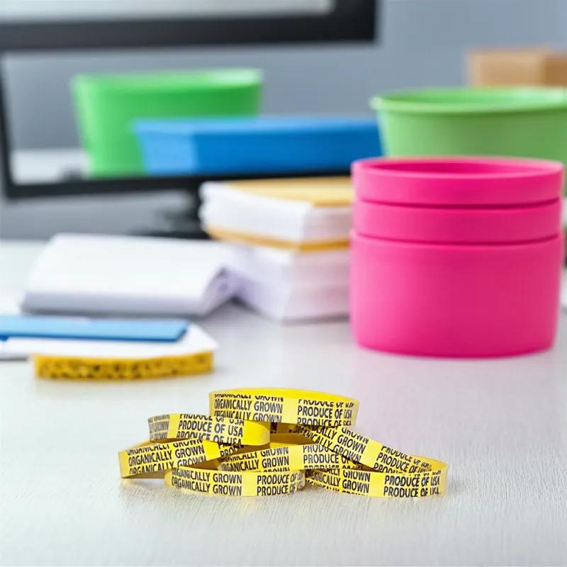 Organic Rubber Band #73 Rubber Latex Yellow 1000/Case