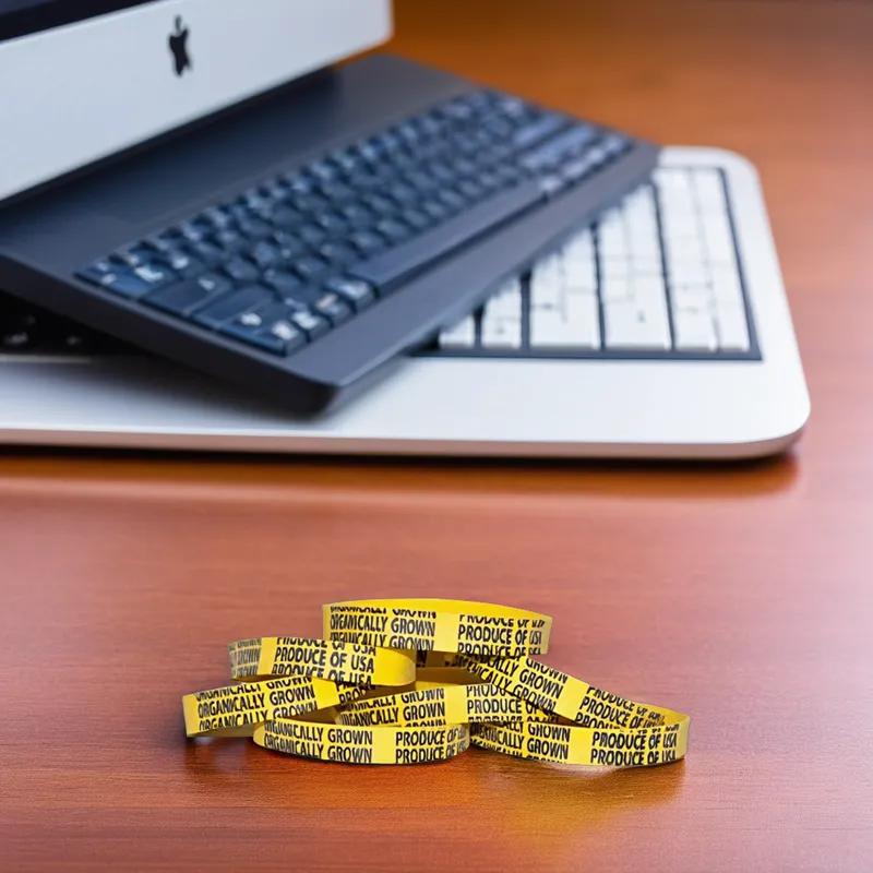 Organic Rubber Band #73 Rubber Latex Yellow 1000/Case