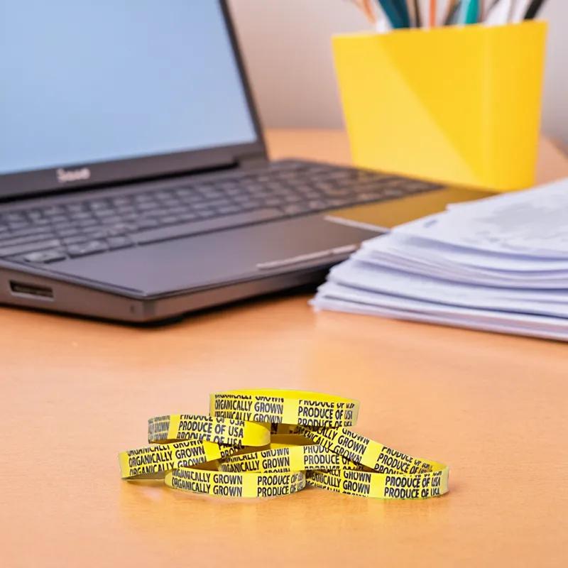 Organic Rubber Band #73 Rubber Latex Yellow 1000/Case