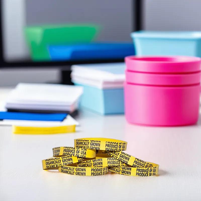 Organic Rubber Band #73 Rubber Latex Yellow 1000/Case