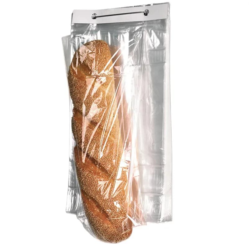 Bread Bag 9X4X13+1.5 IN PP 0.8MIL Clear With Open Ended Closure Wicket Bottom Gusset Co-Extruded 1000/Case