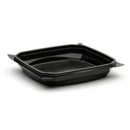 The BOTTLEBOX ® Take-Out Container Hinged 9X9X1.95 IN PP Black Square 220/Case