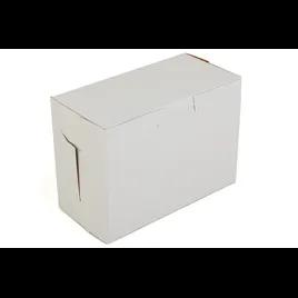 Bakery Box 5.5X2.75X4 IN Clay-Coated Kraft Board White Kraft Rectangle Lock Corner Tuck Top 250/Bundle