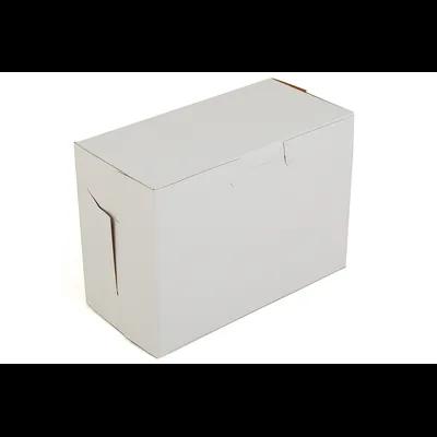 Bakery Box 5.5X2.75X4 IN Clay-Coated Kraft Board White Kraft Rectangle Lock Corner Tuck Top 250/Bundle