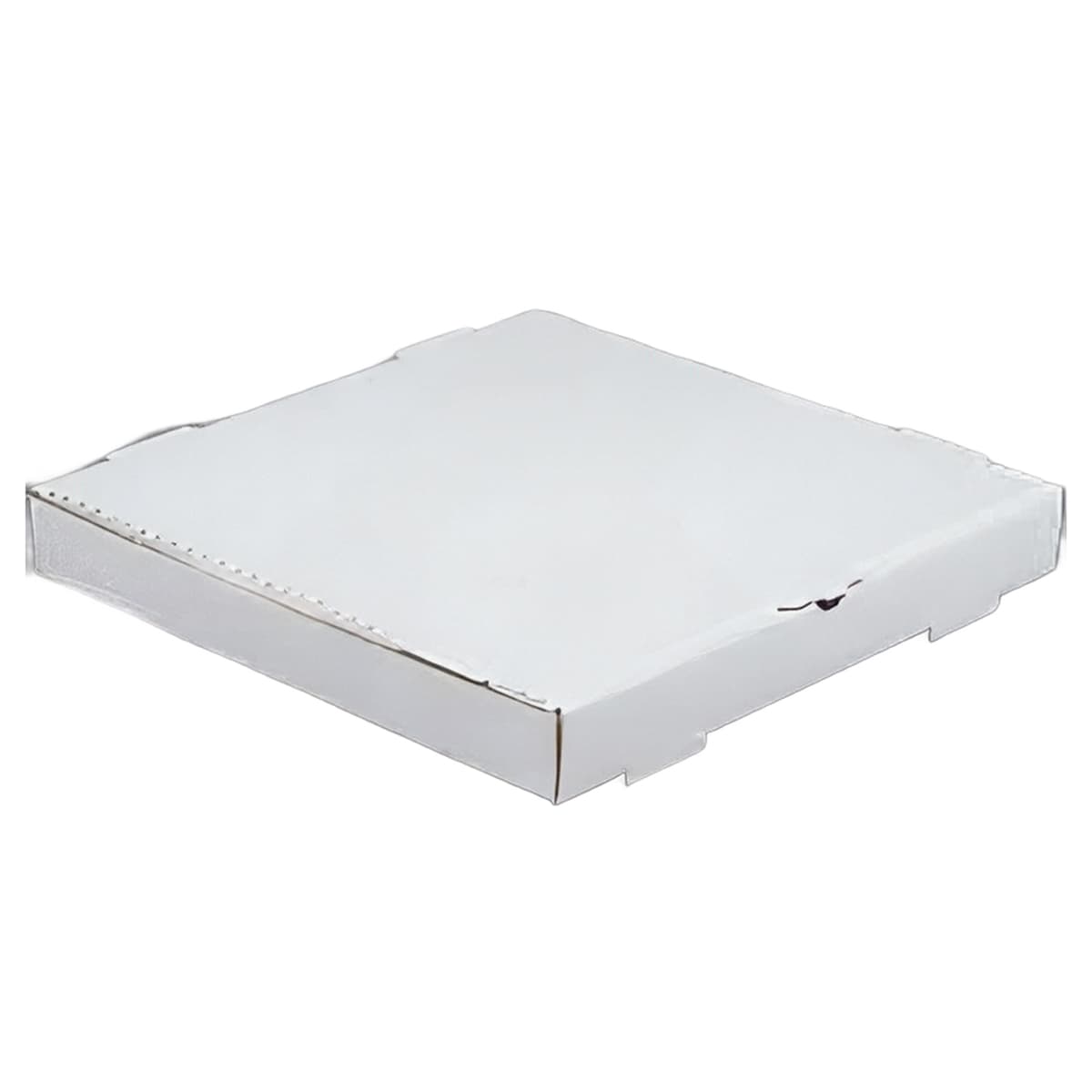 Pizza Box 20X20X2 IN Corrugated Cardboard White Kraft Fluted B-Flute 25/Bundle