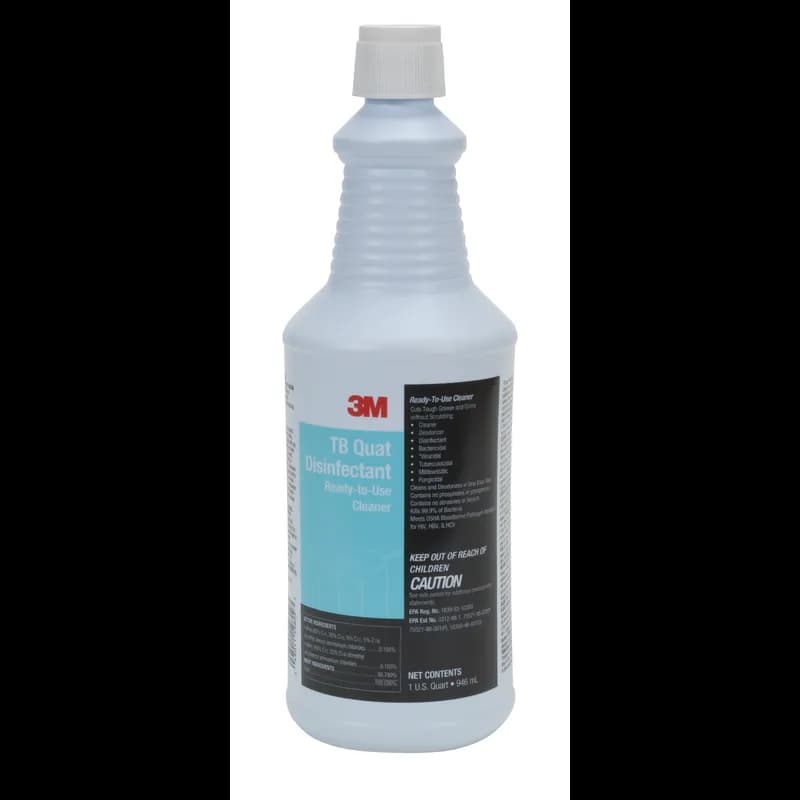 3M™ TB Disinfectant Cleaner 32 FLOZ RTU Quat No Rinse 12/Case