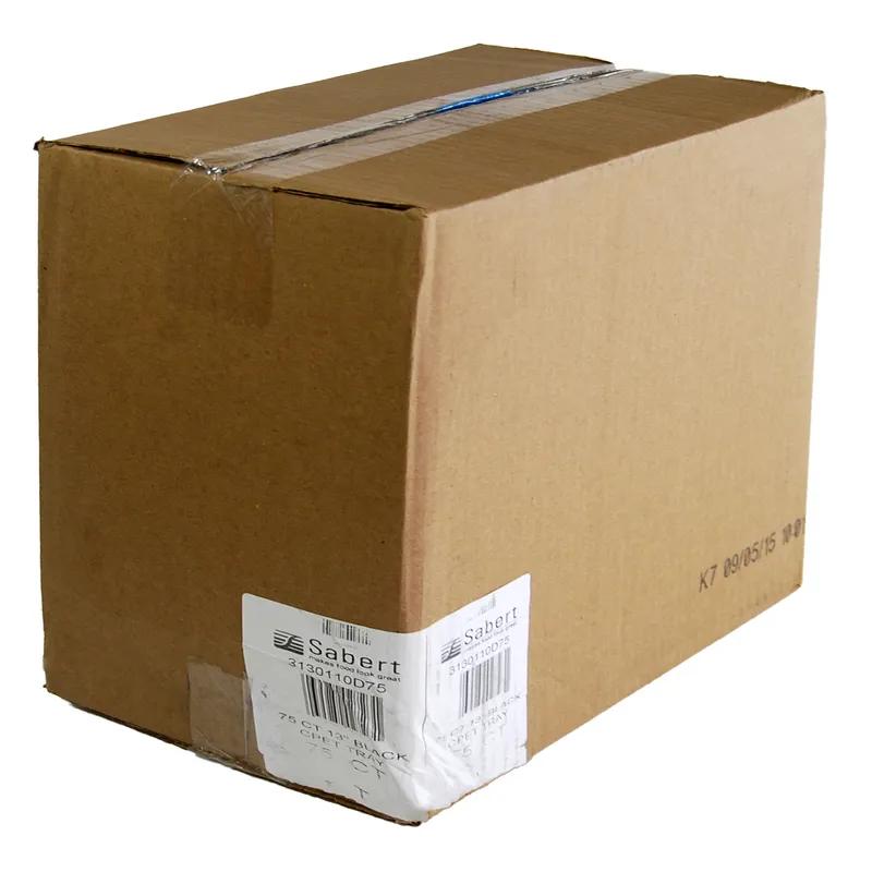 Serving Tray 13 IN CPET Black Round 75/Case