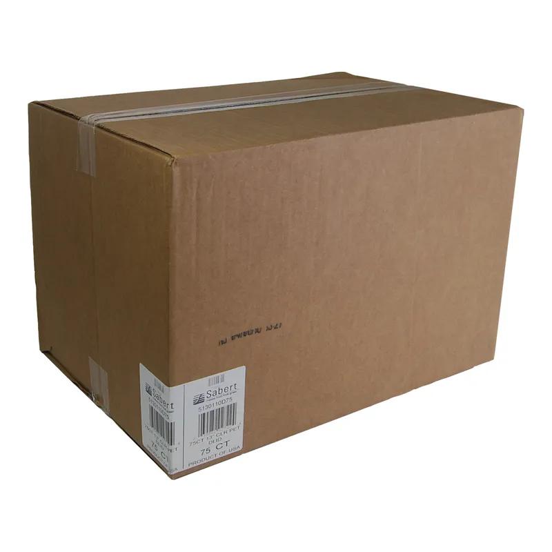 Lid Dome 13X1.96 IN CPET Clear Round For Container 75/Case