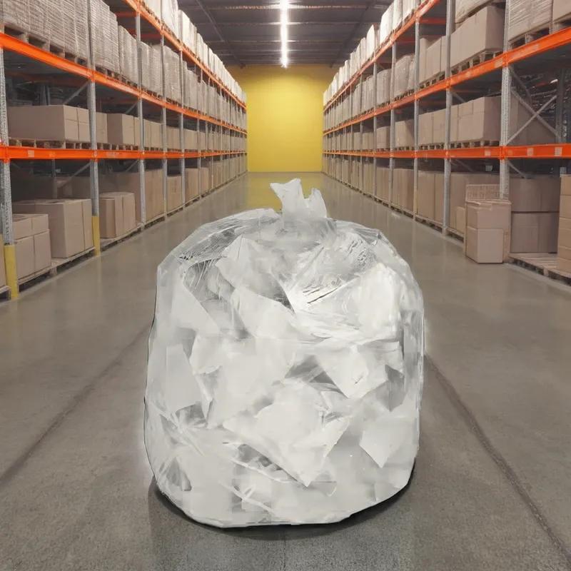 Can Liner 50X56 IN Natural Plastic 12MIC 250/Case