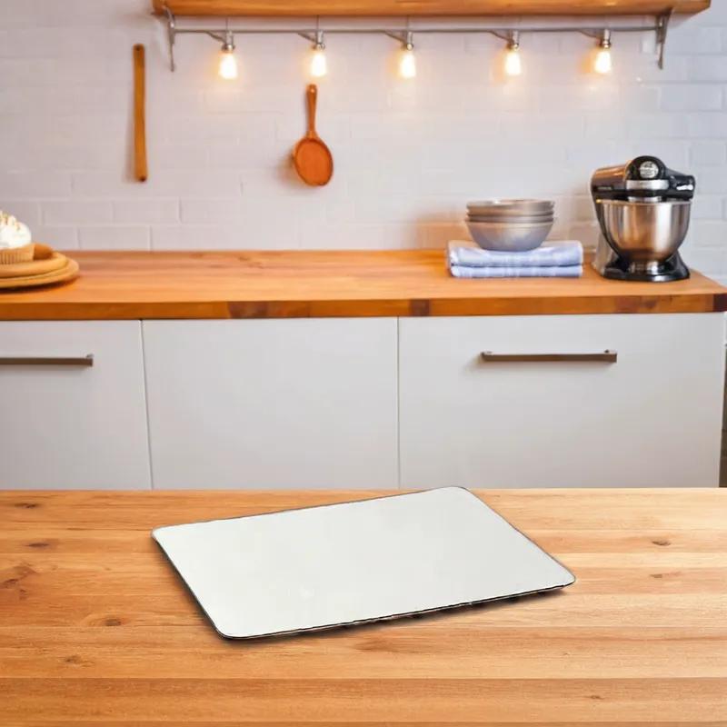 Cake Board 1/8 Size 9.75X7.75 IN Corrugated Paperboard White 200/Case