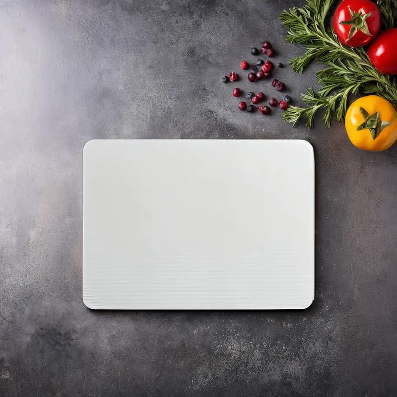 Cake Board 1/2 Size 18.75X13.75 IN Corrugated Paperboard White Rectangle 25/Case