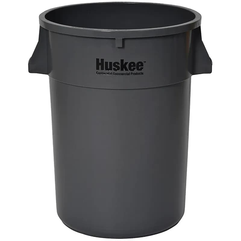 Huskee™ Trash Can 44-176 GAL 176 QT Gray Round Plastic 1/Each