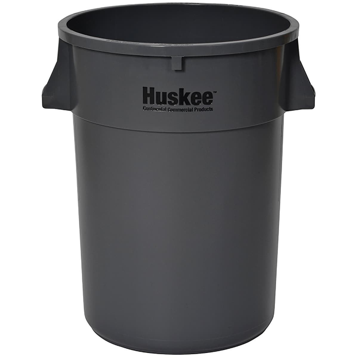 Huskee™ Trash Can 44-176 GAL 176 QT Gray Round Plastic 1/Each