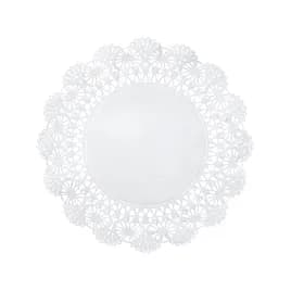 Doily 12 IN Paper White Lace Round 500/Box
