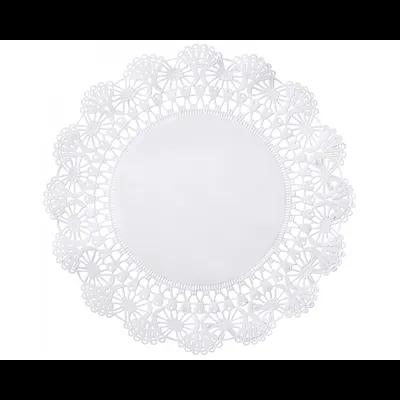 Doily 12 IN Paper White Lace Round 500/Box