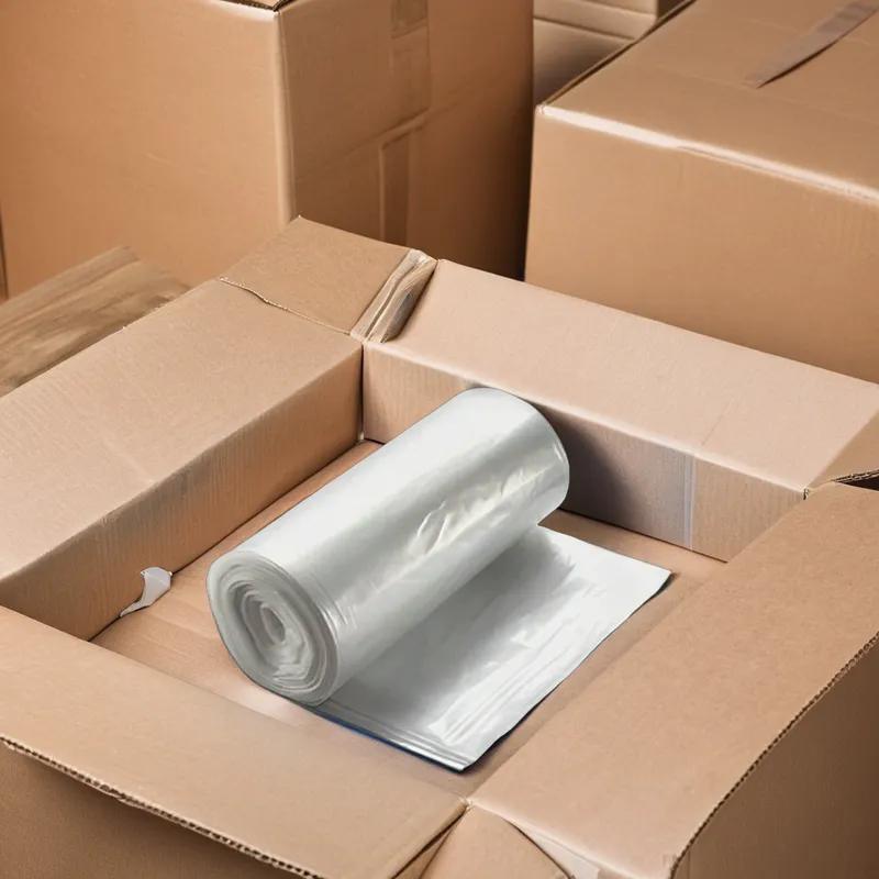 Can Liner 62X30X78 IN Clear Plastic 1MIL Roll 100/Roll