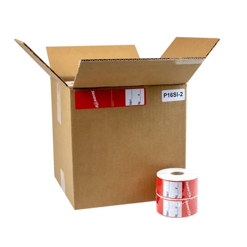 Label 2 IN Red Permanent 250CT 500/Pack