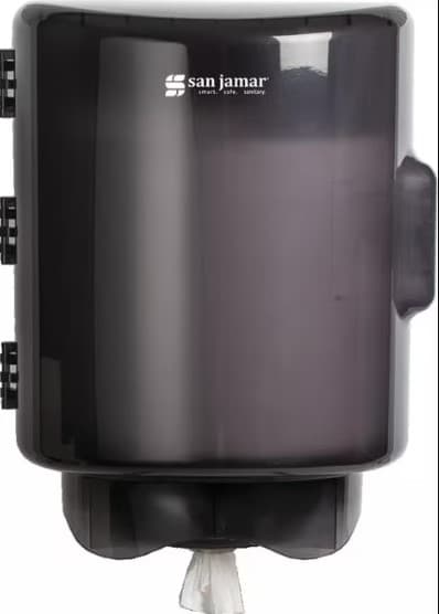 San Jamar Paper Towel Dispenser 11.00X13.75X11.25 IN Black Pearl Centerpull Manual Adjustable 1/Each