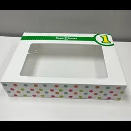 Cake Box 1/2 Size 19X14X4 IN Paperboard Rectangle 50/Case