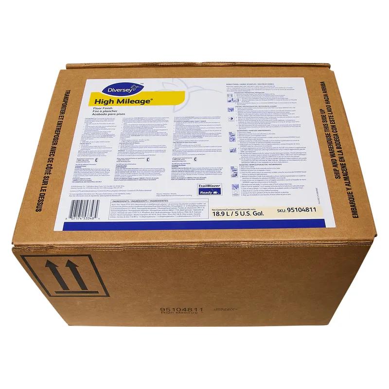 High Mileage® Floor Finish 5 GAL Burnishing Liquid RTU Bag-in-Box (BIB) 25% Solids 1/Case