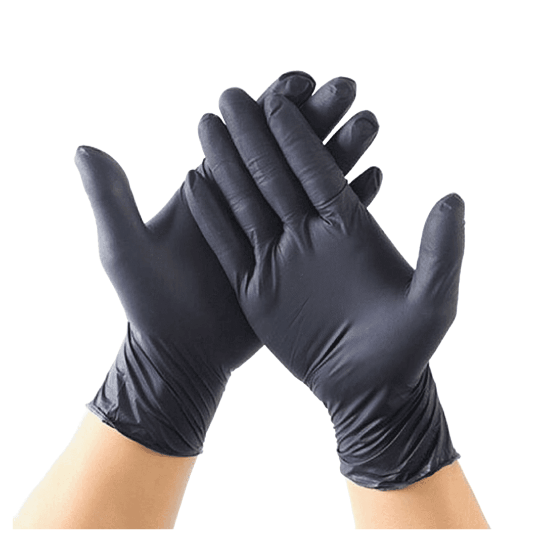 Gloves XL Black Vinyl Powder-Free 1000/Case
