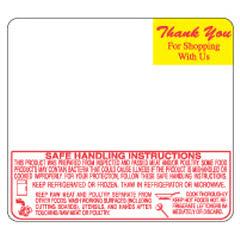 Toledo 325ET Thank You with SH Label 2.4X2.4 IN Square 15000/Case