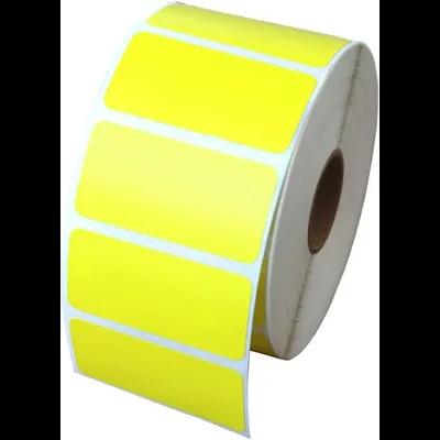 Zebra Markdown Label 3X2 IN Yellow Rectangle 210 Count/Roll 36 Rolls/Case 7560 Count/Case