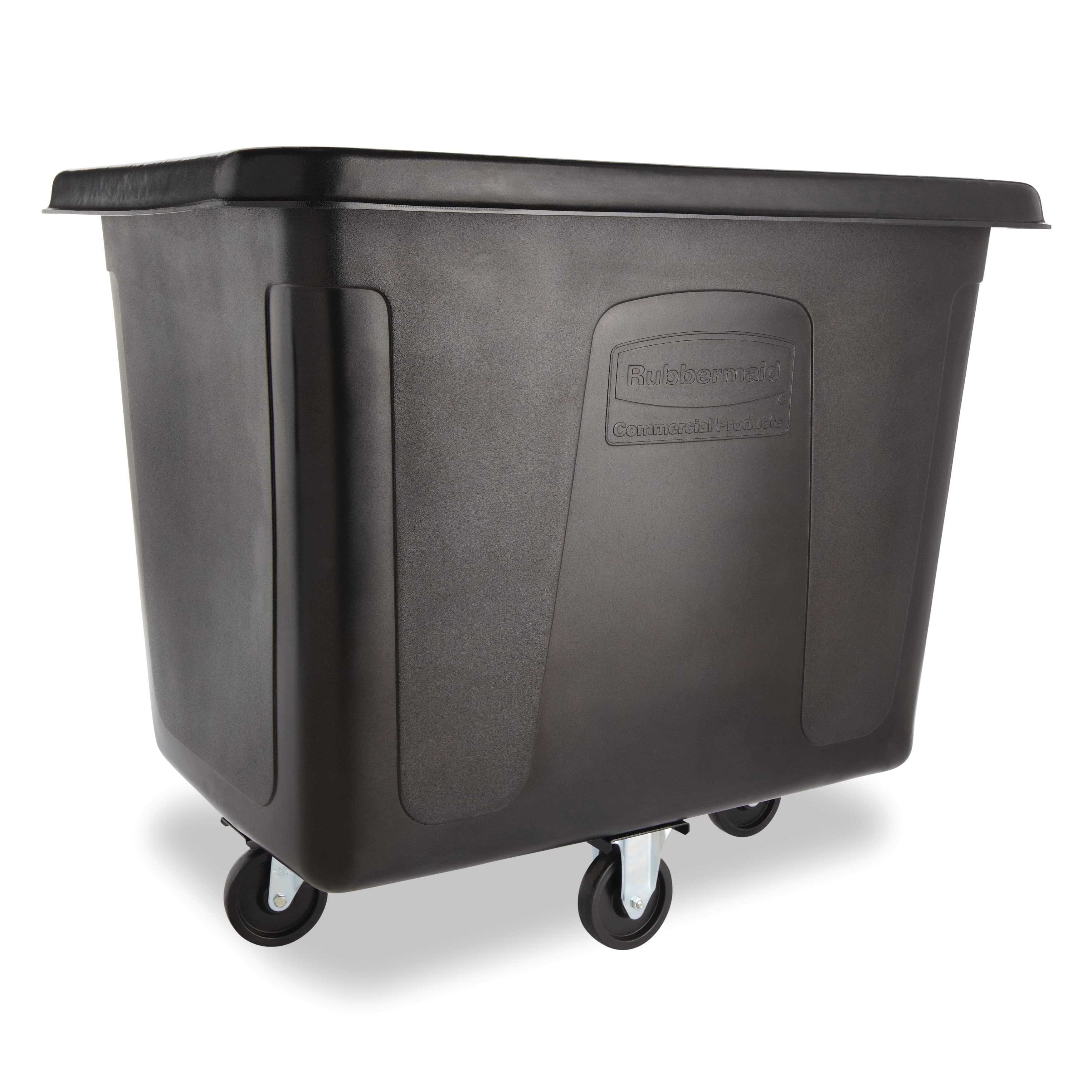 Cube Truck 43.75X31X37 IN 16 Cubic Foot Black Plastic FDA Approved 1/Each
