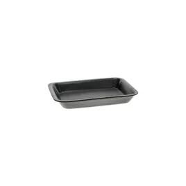 2P Produce Tray 8.33X5.83X1.125 IN Polystyrene Foam Black Rectangle Heavy 400/Case
