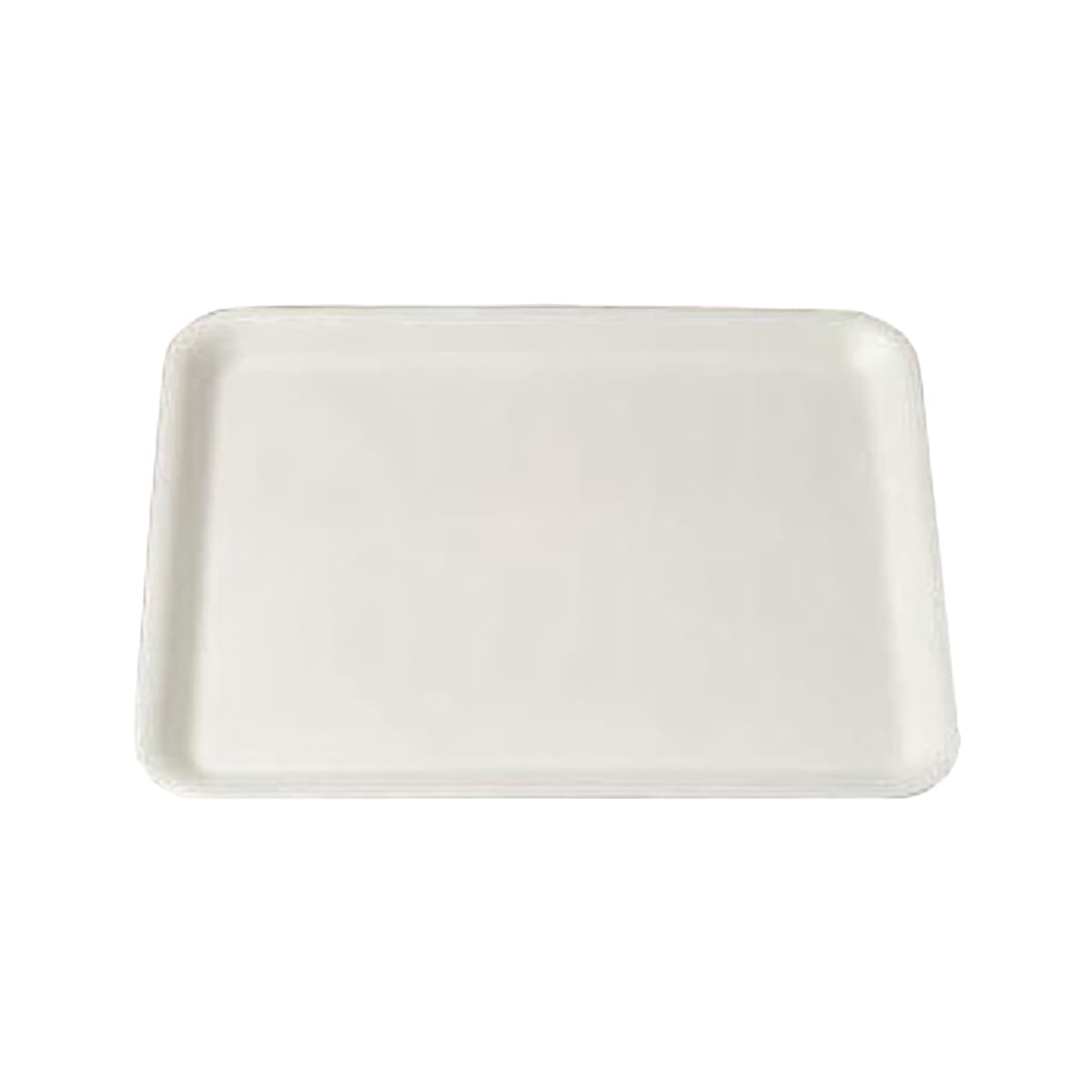 1014 Meat Tray 9.75X14X1 IN Polystyrene Foam White Rectangle 100/Case