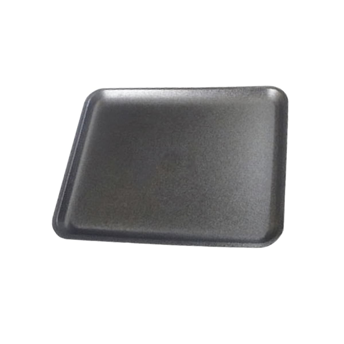1014 Meat Tray 9.75X14X1 IN Polystyrene Foam Black Rectangle 100/Case