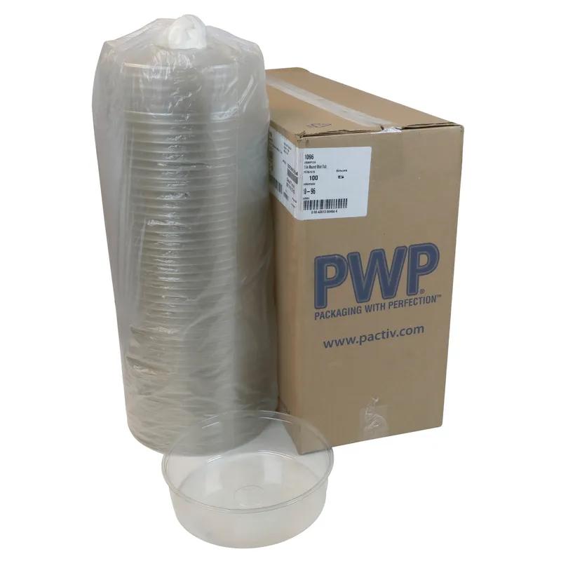 Deli Container Base 96 OZ PET Clear Round 100/Case