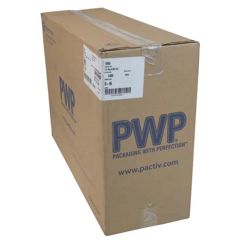 Deli Container Base 96 OZ PET Clear Round 100/Case