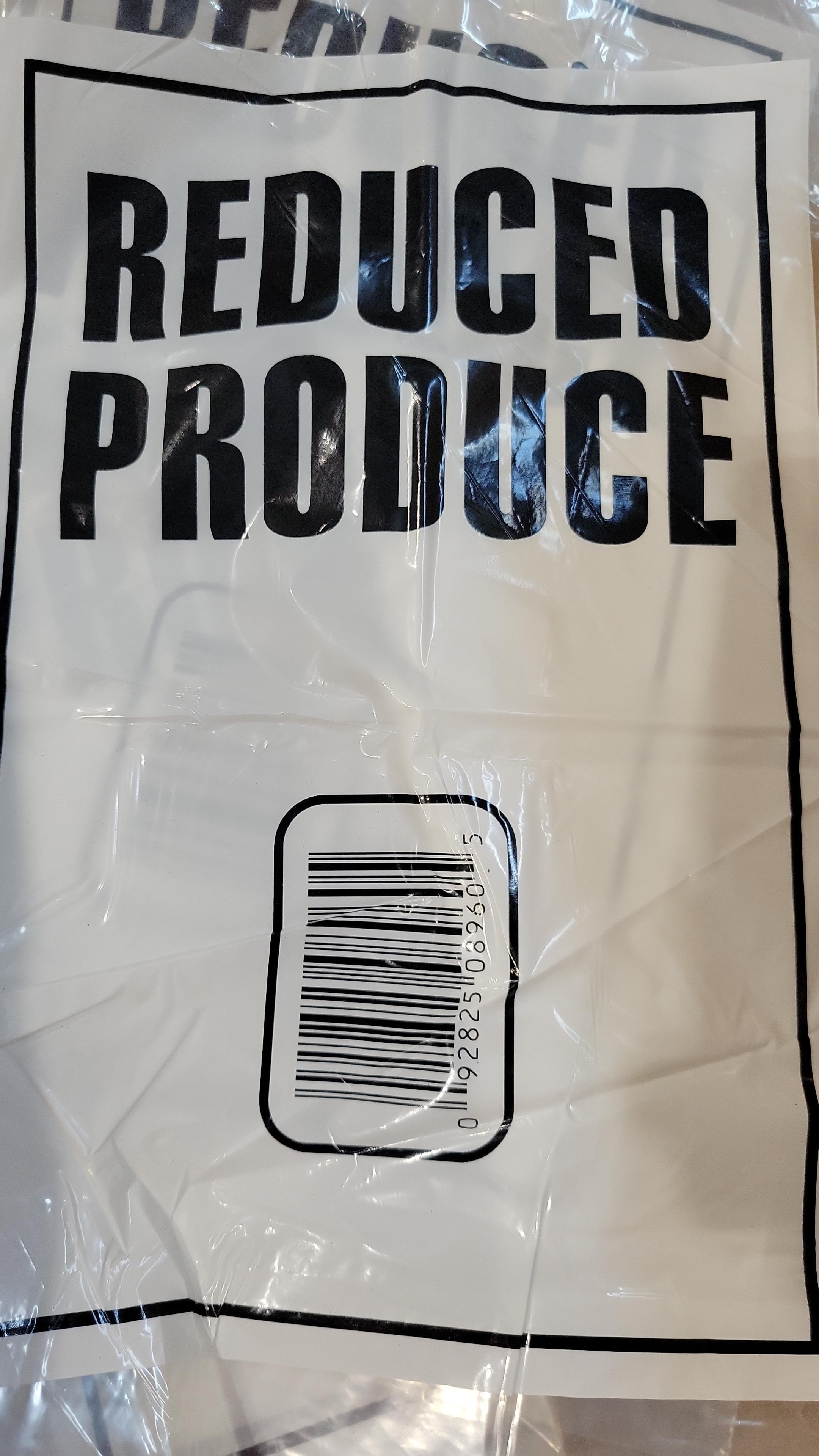 Produce Bag 10X17 IN LDPE Clear 1000/Case