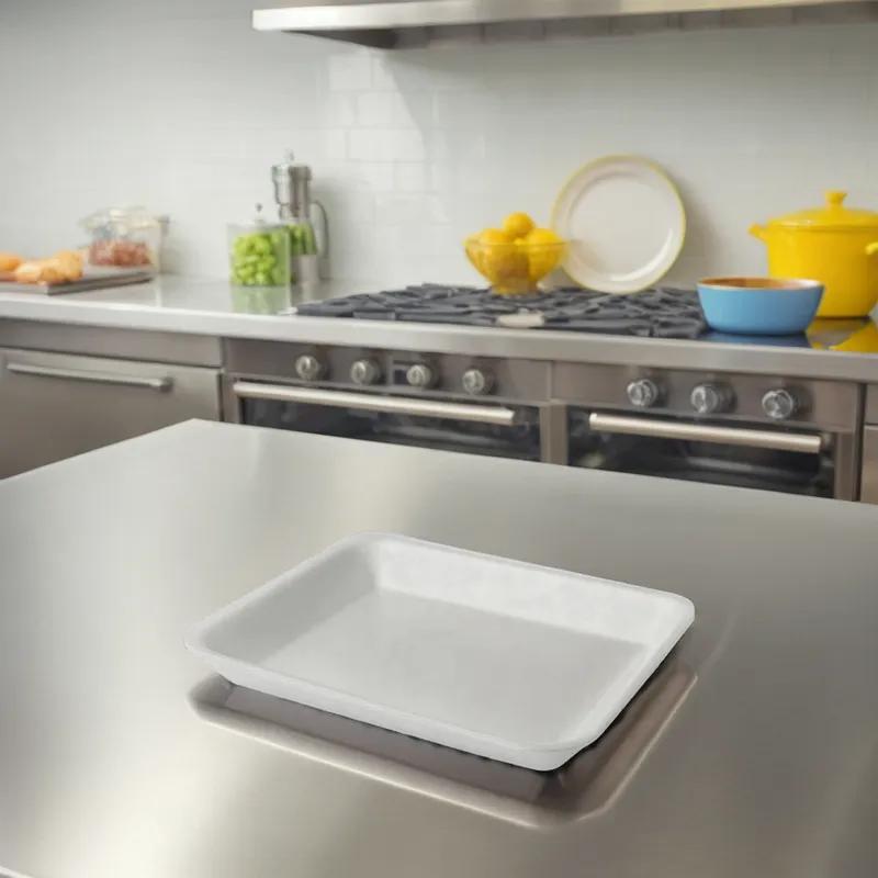 8H Tray Polystyrene Foam White 160GM Padded 400/Case