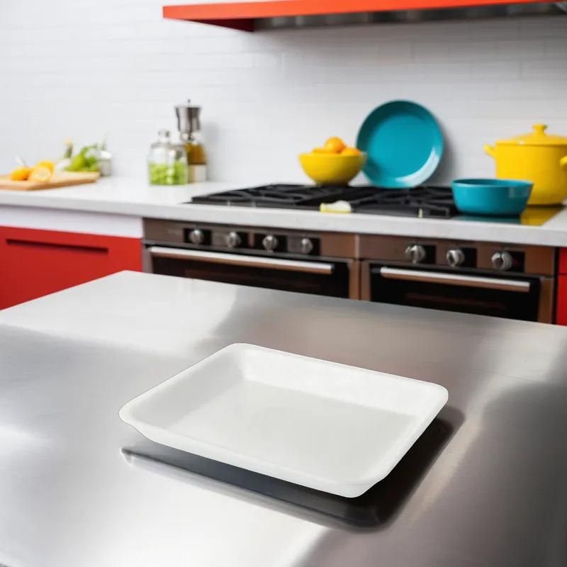 8H Tray Polystyrene Foam White 160GM Padded 400/Case