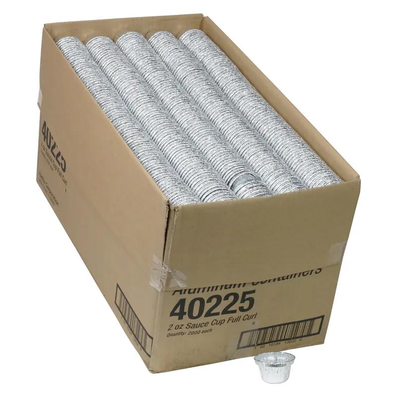 Souffle & Portion Cup 2 OZ Aluminum Silver Round 2000/Case