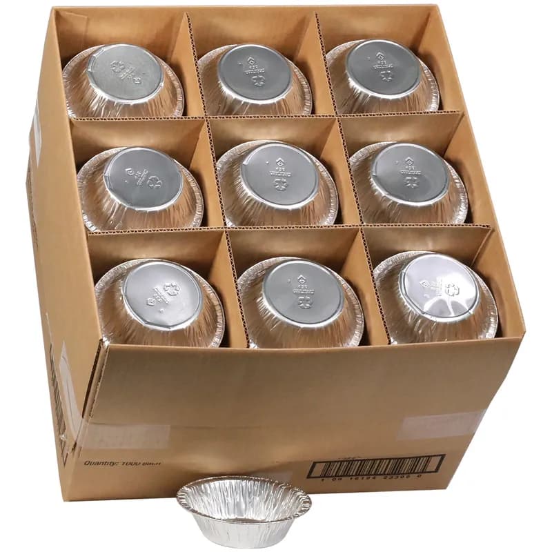 Pie Pan 12 OZ 5X1.59 IN Aluminum Silver 1000/Case
