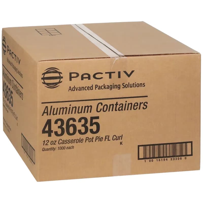 Pie Pan 12 OZ 5X1.59 IN Aluminum Silver 1000/Case