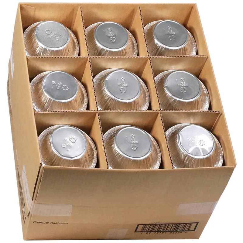 Pie Pan 12 OZ 5X1.59 IN Aluminum Silver 1000/Case