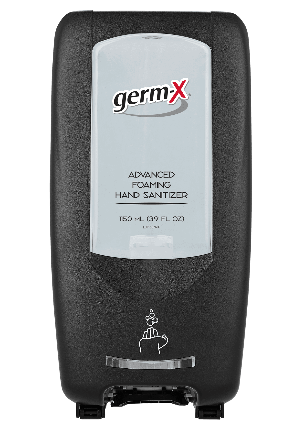 Germ-X® Hand Soap Dispenser 1150 mL Black Automatic 1/Each