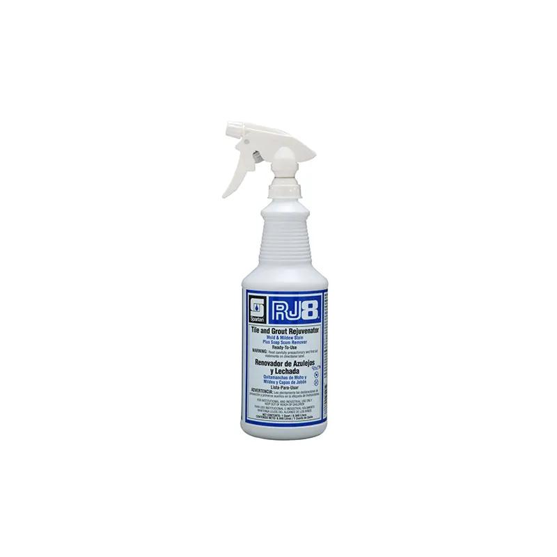 RJ8® Mint Tile & Grout Cleaner Mold & Mildew Cleaner 1 QT Multi Surface Alkaline RTU 1/Each