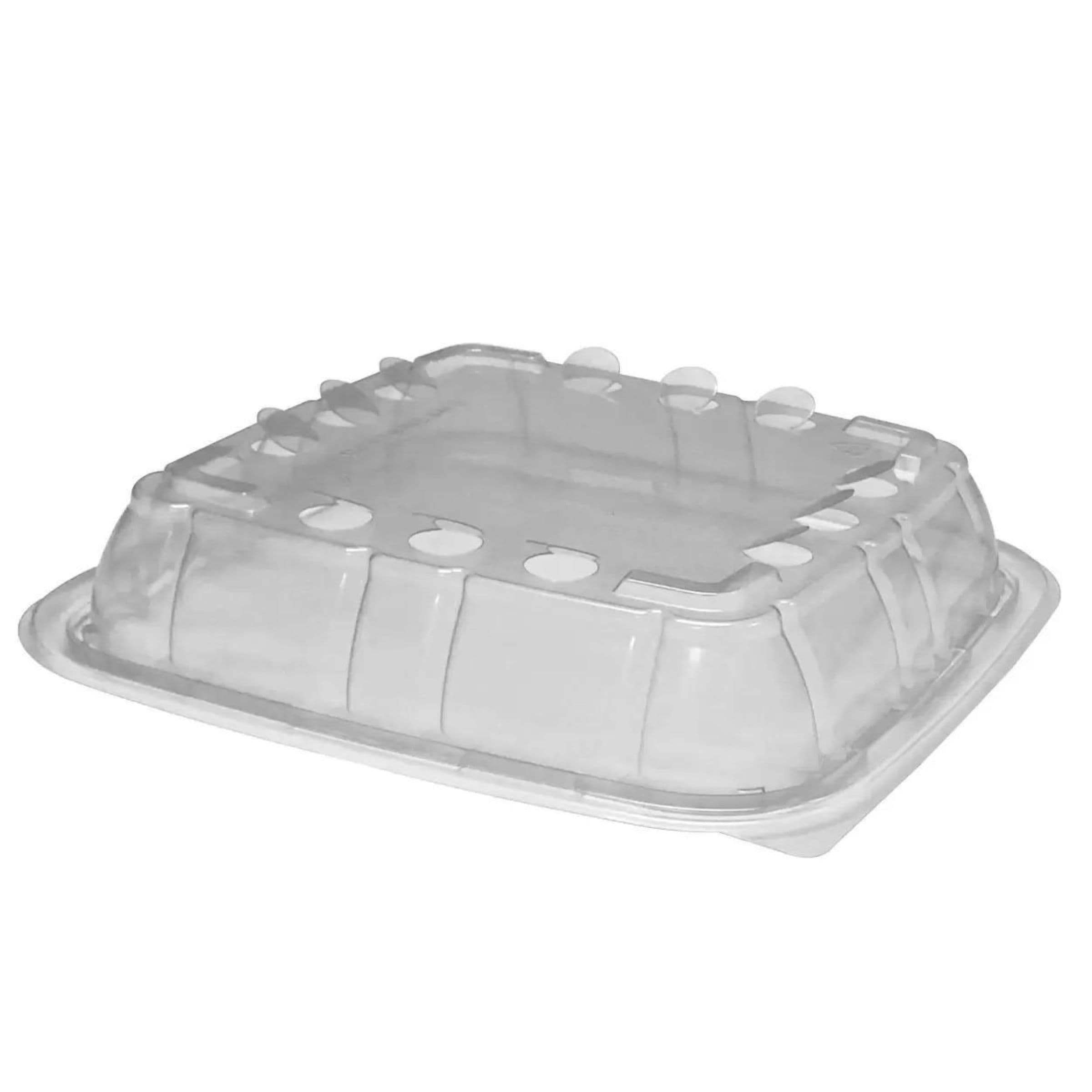 Lid Dome 1 Compartment PP Clear For Container Unhinged Anti-Fog 270/Case