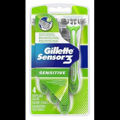 Gillette® Mens Shaving Razor Blue Disposable 4/Pack
